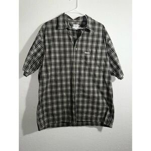 Men's Calvin Klein 100% Cotton Multi-Plaid Button-Down Dress Shirt Size XL